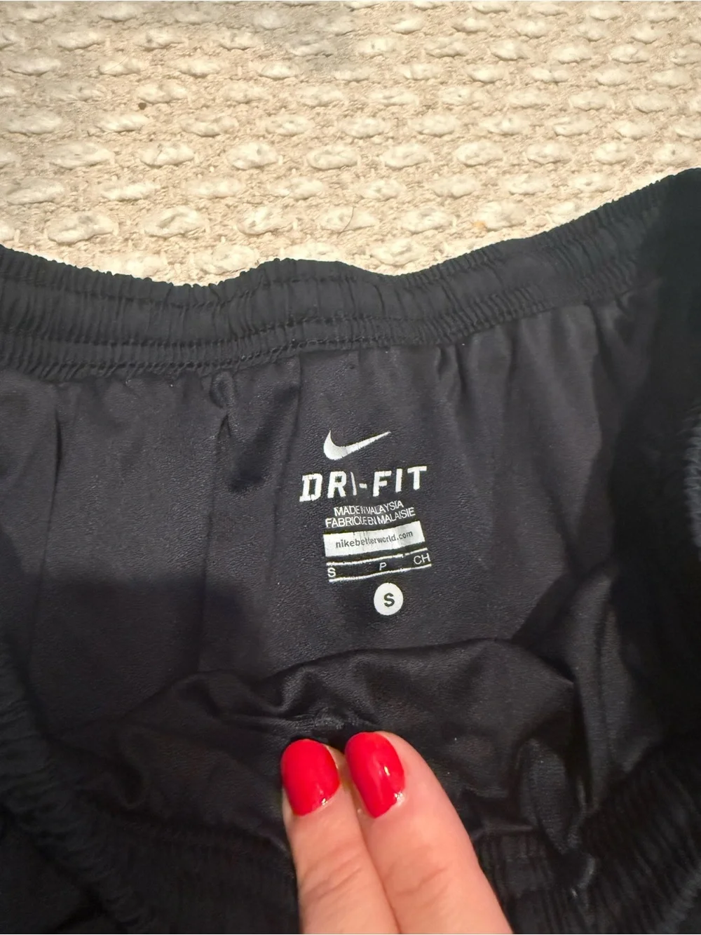 Nike Women's Black Dry Fit Athletic Shorts